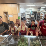 Julian, Anya, Kristin, Tajvir, and I volunteered at the Downtown Women’s Center as part of our public affairs fellowship.