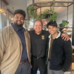 John Barber III (one of the Fellows), Eddie Alvarez (LA County Representative for the LA/OC Building & Construction Trades Council), and myself.
