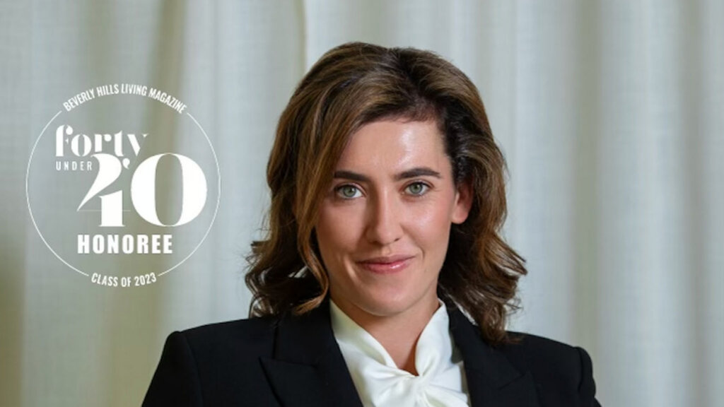 Sorelle Cohen, Women in Leadership alumna, recognized for her work in Beverly Hills Magazine’s 40/40 inaugural class.