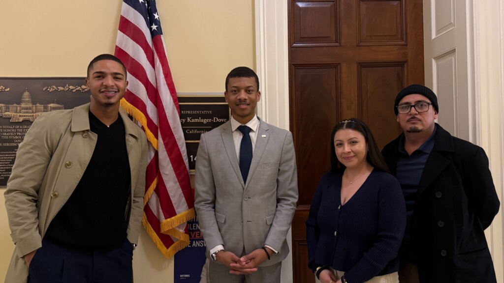 Universal Community Health Center brought two of its board members to Washington, DC for NACHC’s (National Association of Community Health Centers) Policy and Issues Forum. This photo was taken after a meeting in the office of Congresswoman Sydney Kamlager-Dove with Kyler L. Gilkey, Senior Legislative Assistant, where our board members shared the impact UCHC has on community members.