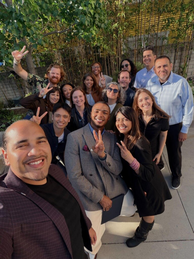 Warren Northern with members of his Coro Lead LA cohort after the graduation ceremony.