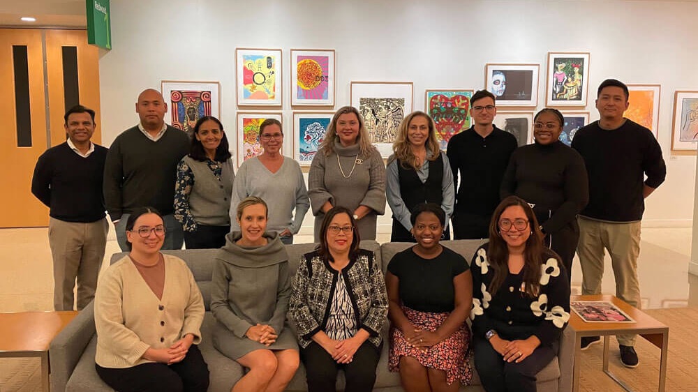 A previous cohort from our nonprofit board training program, the Board Leadership Training Accelerator.