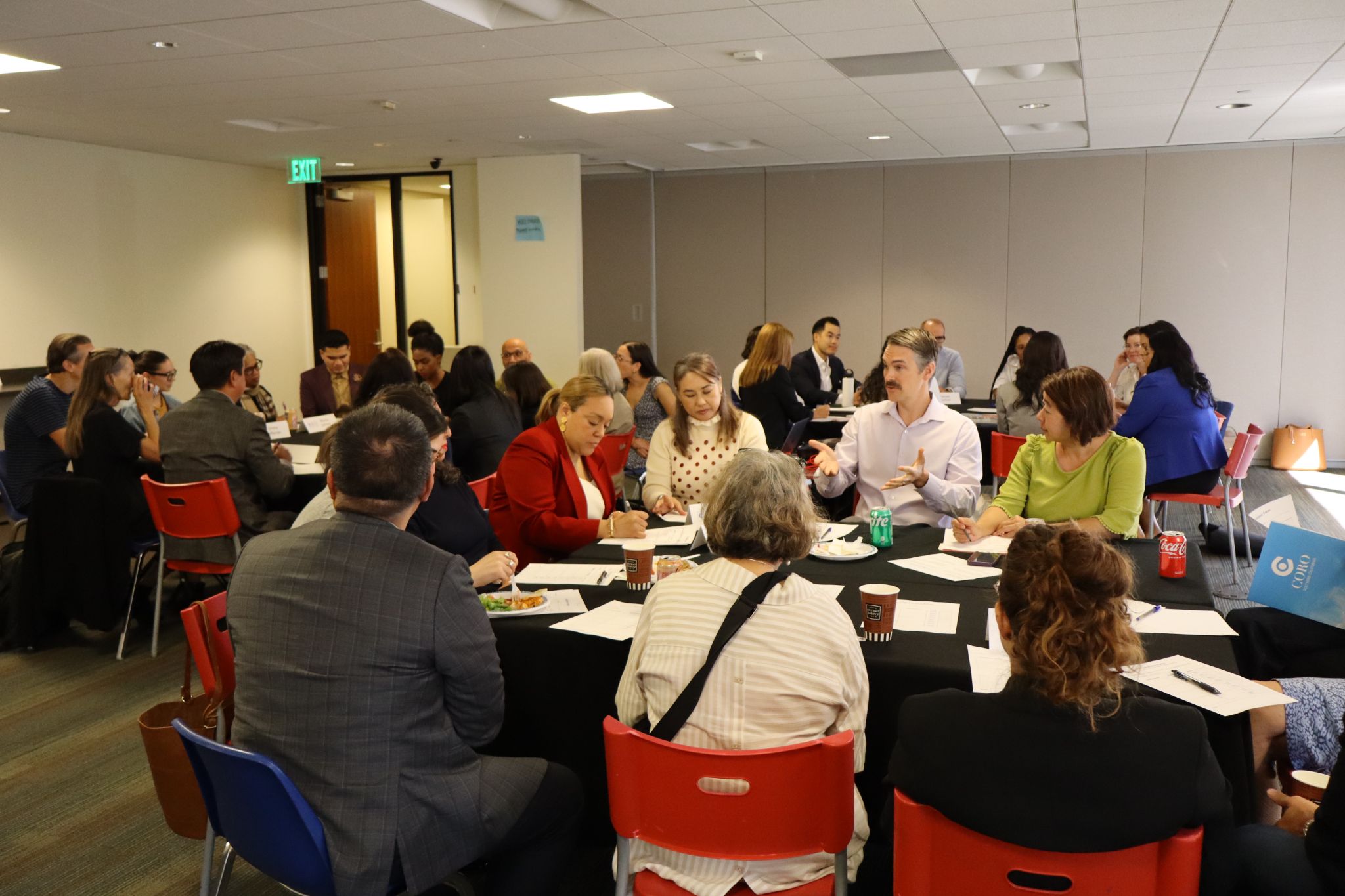Participants in our nonprofit board training connect directly with nonprofits at our meet and greet mixer.