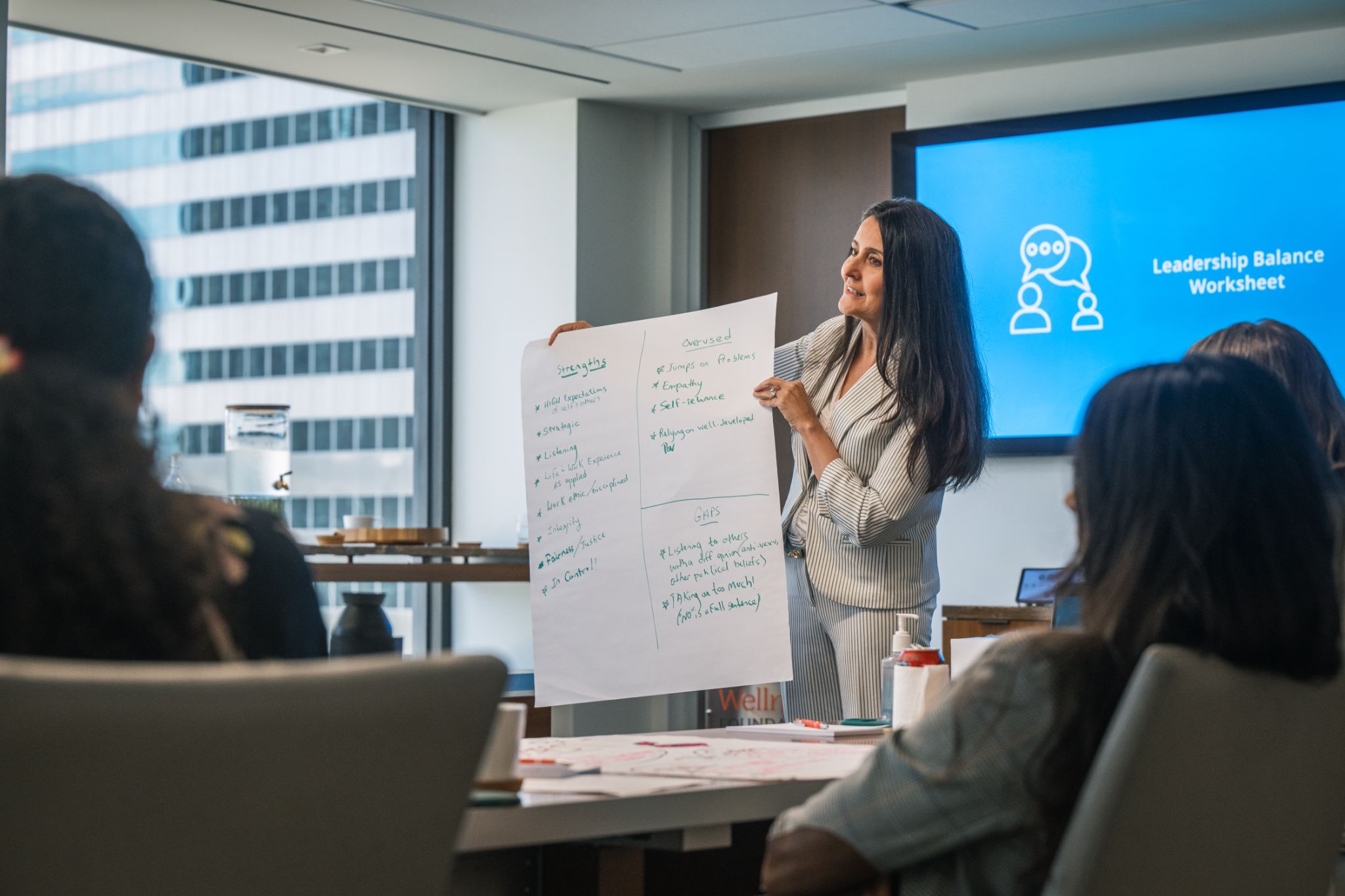 A session from one of Coro’s leadership development programs.