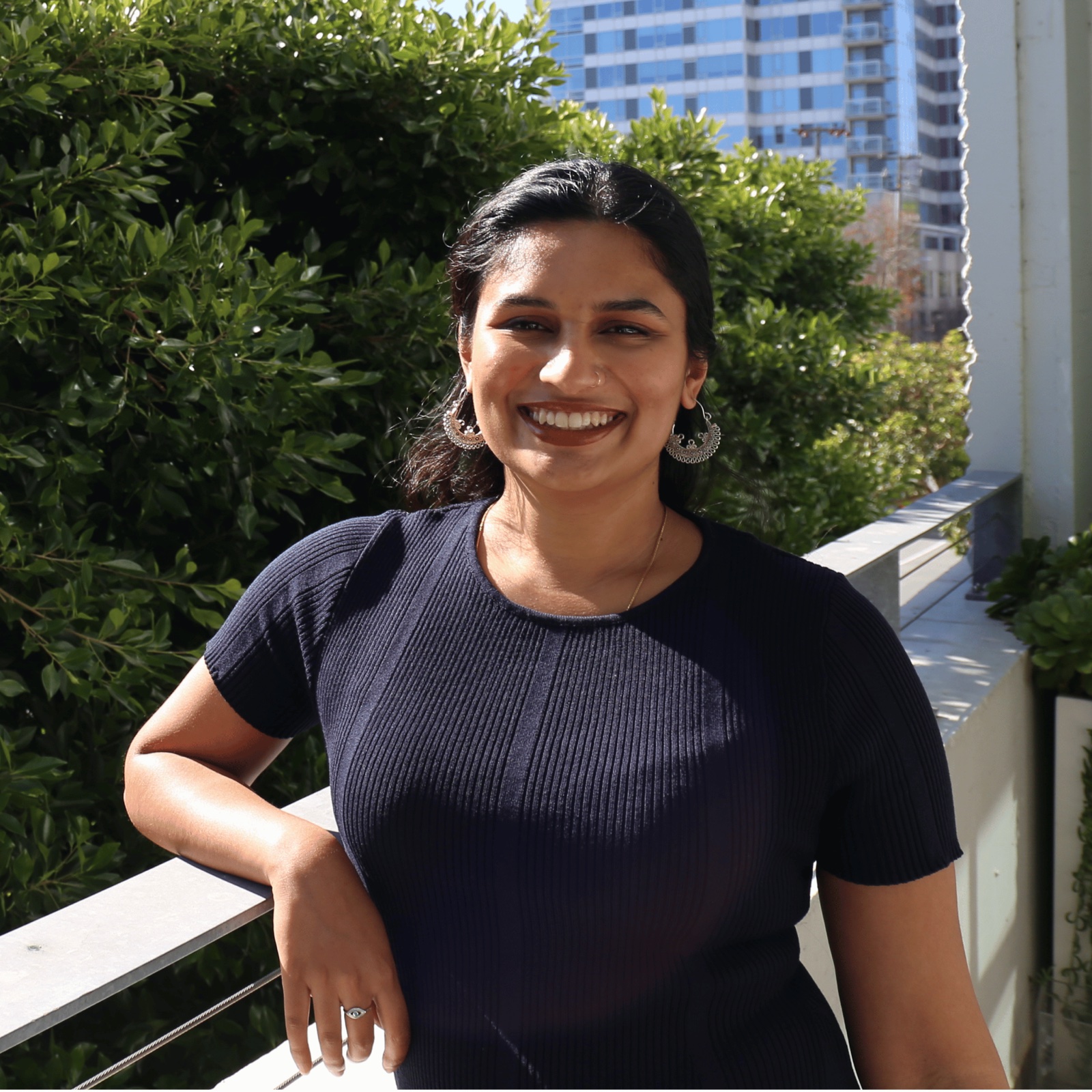Portrait of Pooja Sharma, member of Coro California’s Fall 2026 Women in Leadership Bay Area cohort.