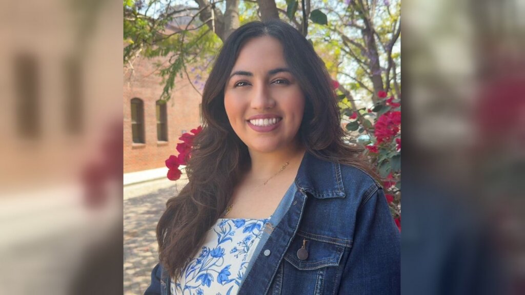 Portrait of Tracy Serrano, Women in Leadership alumna and interim CEO of LA Plaza de Cultura y Artes.