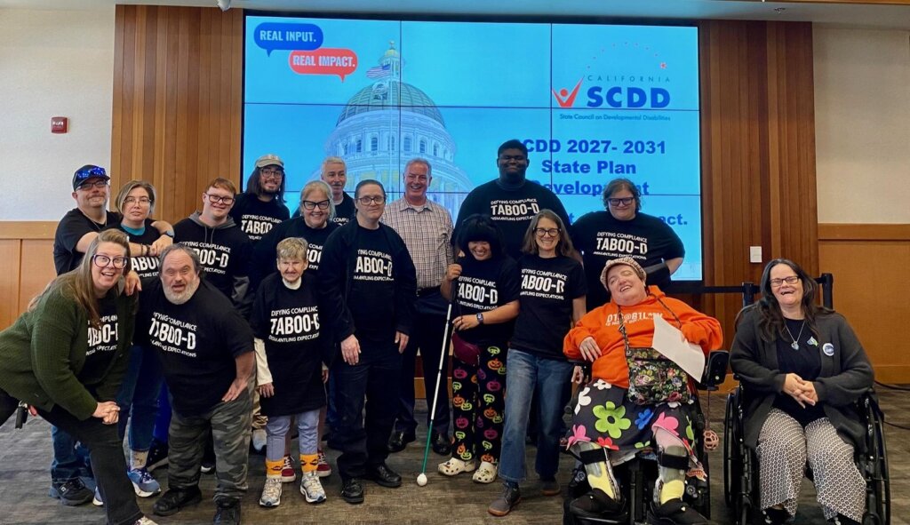 As part of his work, Aaron envisions making California the best place for people with developmental and other disabilities to live.