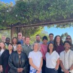 Participants in a Coro California Lead Fellowship cohort during a group gathering.