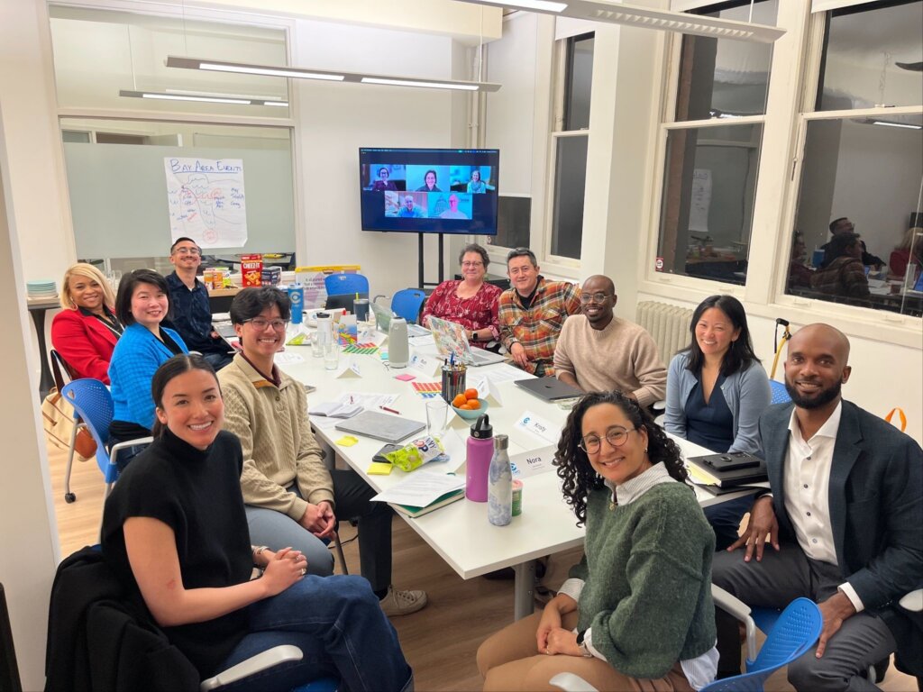 A meeting of Coro’s Northern California Alumni Council.