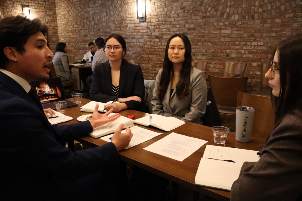 Coro Fellows Program in Public Affairs 2024-25 cohorts from the Bay Area and Los Angeles work together during Sacramento week.