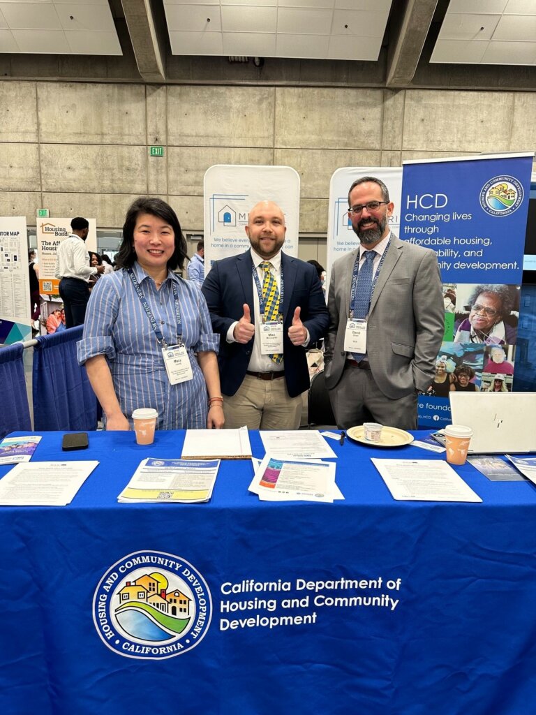 HCD booth at the Housing California conference.