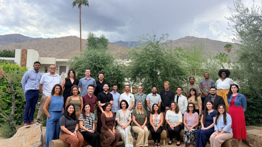 The opening retreat of the Lead Fellowship program in Greater Los Angeles, a leadership development program in California.